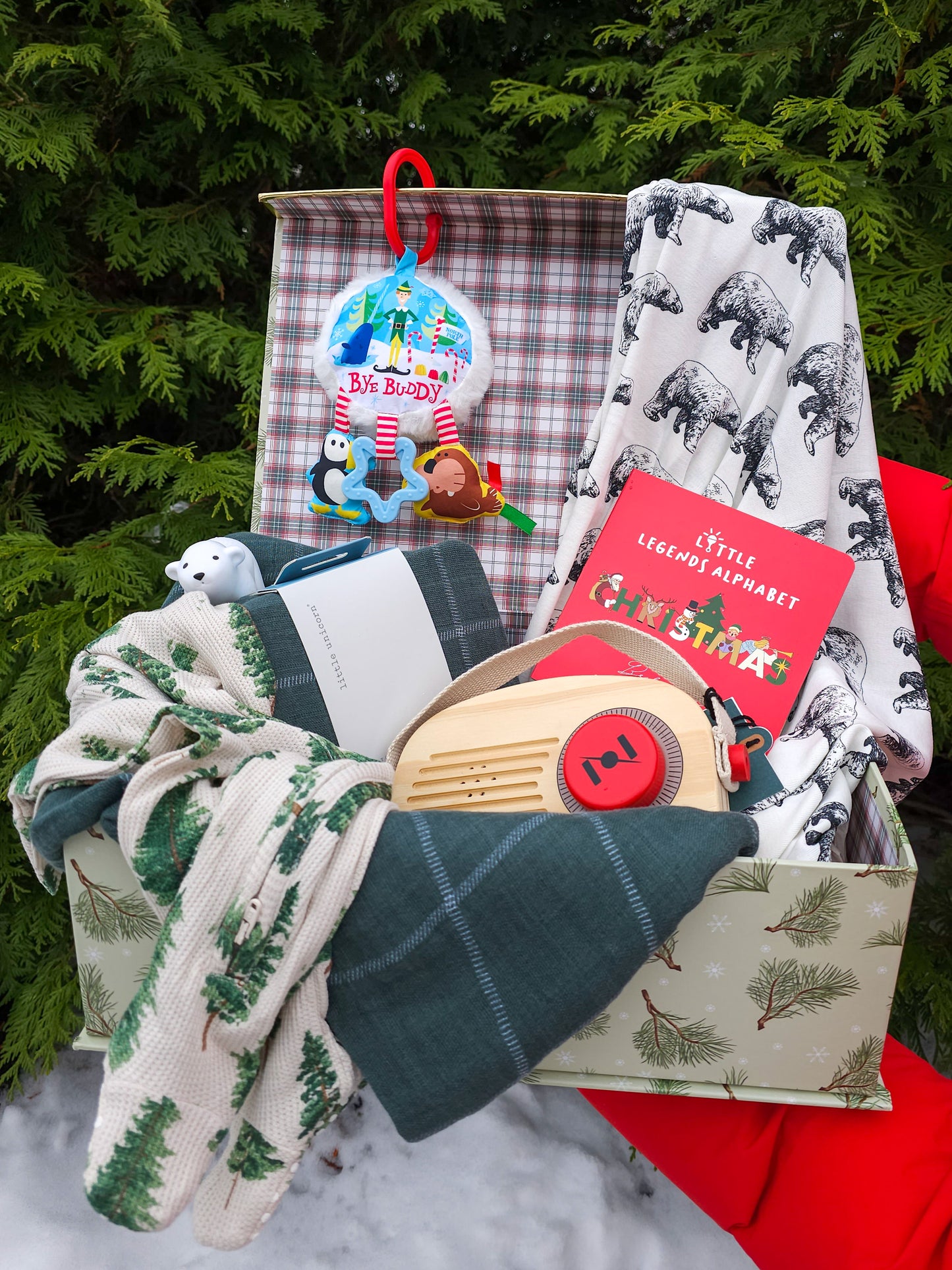 Baby Basket - Pine Tree